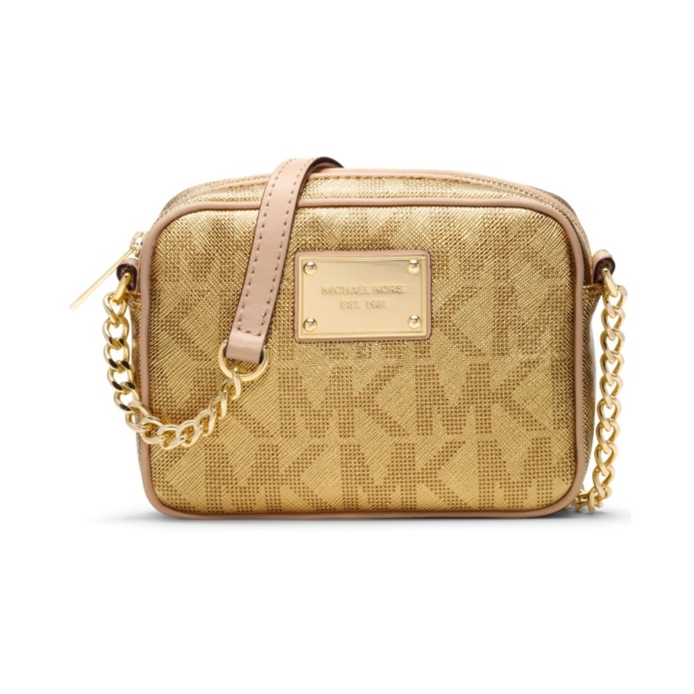 Michael Kors mini metallic crossbody